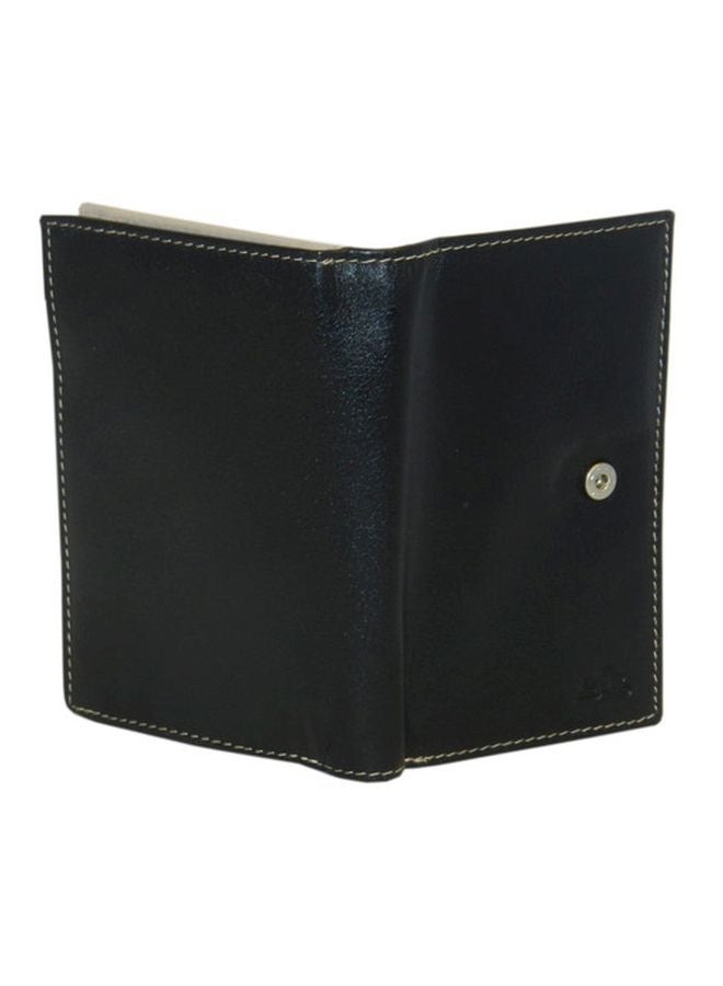 Men's Bi-Fold Leather Wallet Black