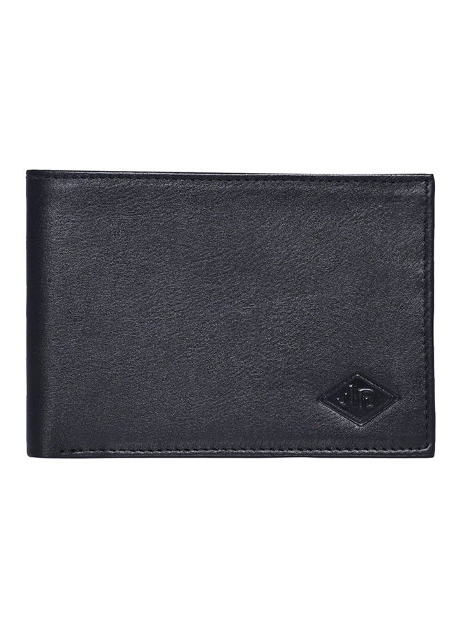 Genuine Leather Designer Wallet Black