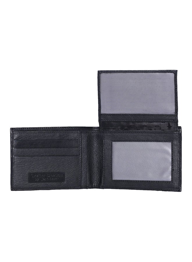 Genuine Leather Designer Wallet Black