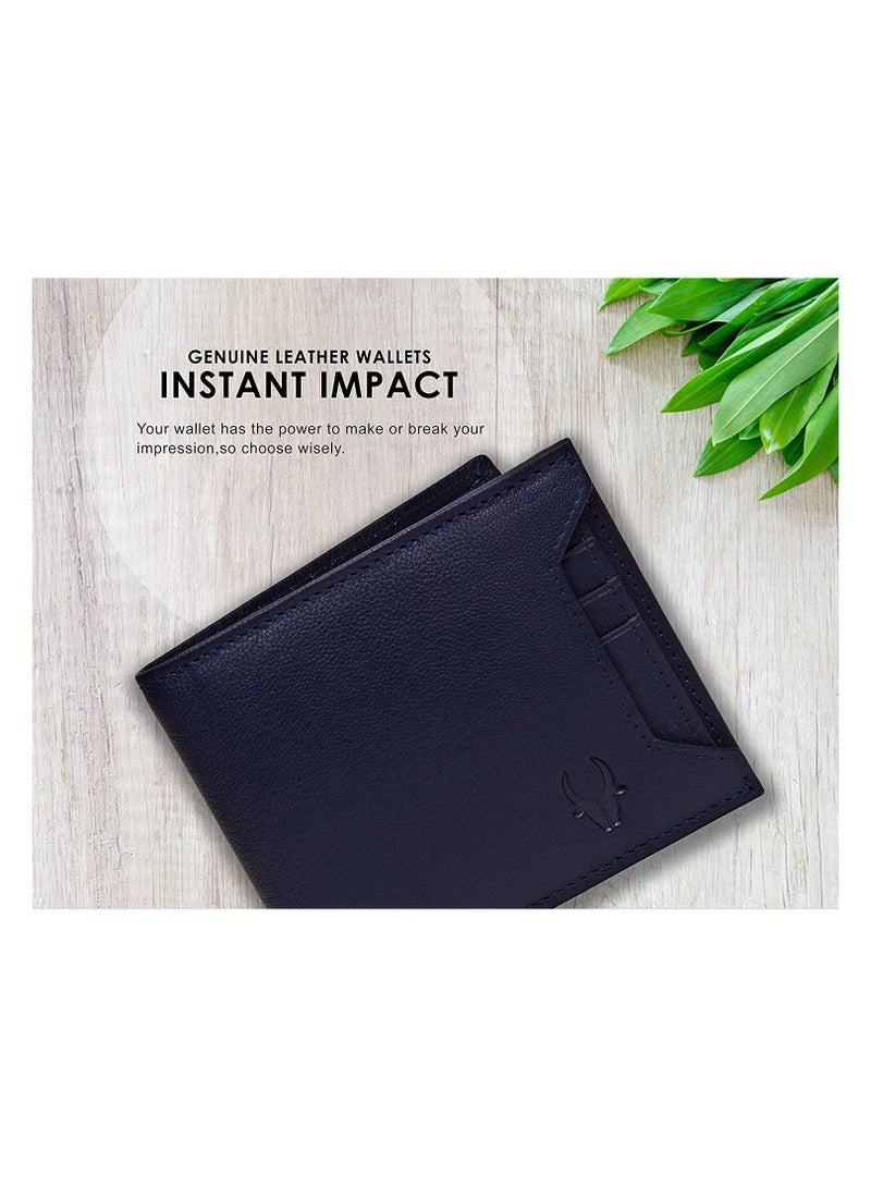 Wild Horn Blue Leather Mens Leather Wallet WH1251