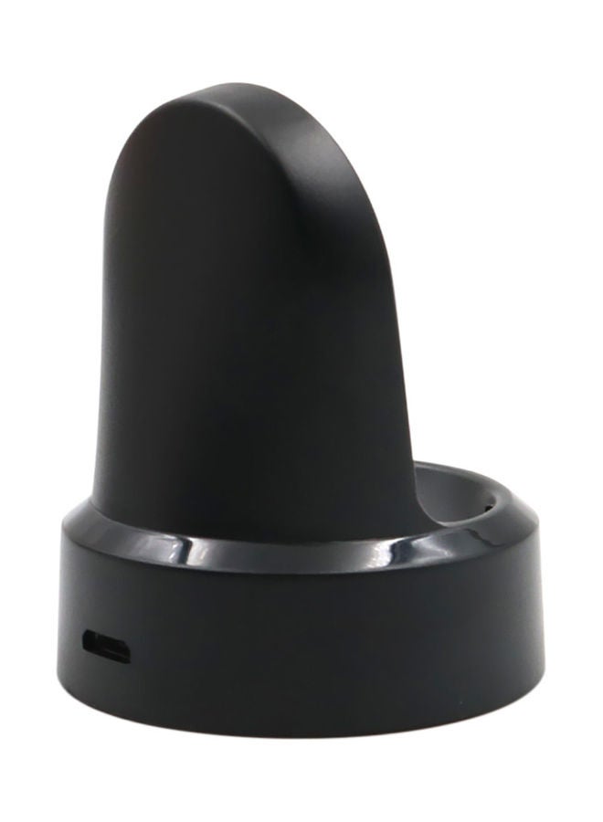Smartwatch Wireless Charging Stand Cradle Compatible with Samsung Gear S-3 Frontier / Gear S-2 Classic Black