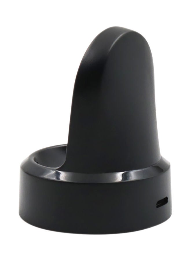 Smartwatch Wireless Charging Stand Cradle Compatible with Samsung Gear S-3 Frontier / Gear S-2 Classic Black