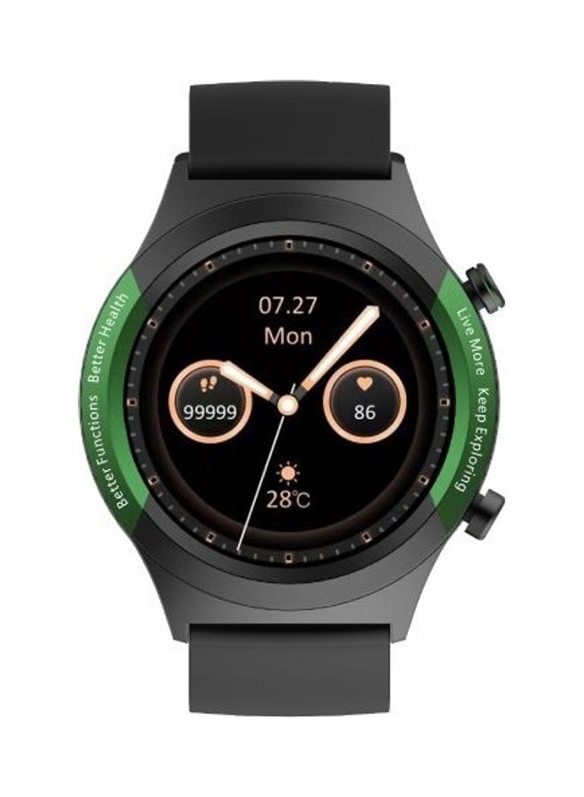 200 mAh OSW-23N Smart Watch 1.32-inch HD Full Color Touch Screen Build In Fitness Tracker Heart Rate & Blood Oxygen Monitor Green