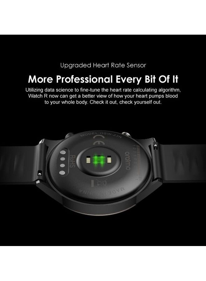 200.0 mAh OSW-23N Smart Watch 1.32-inch HD Full Color Touch Screen Build In Fitness Tracker Heart Rate & Blood Oxygen Monitor Green