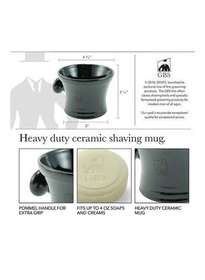 3-Piece Shaving Bowl Set Black