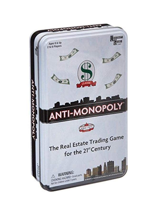 Anti-Monopoly Board Game 1487