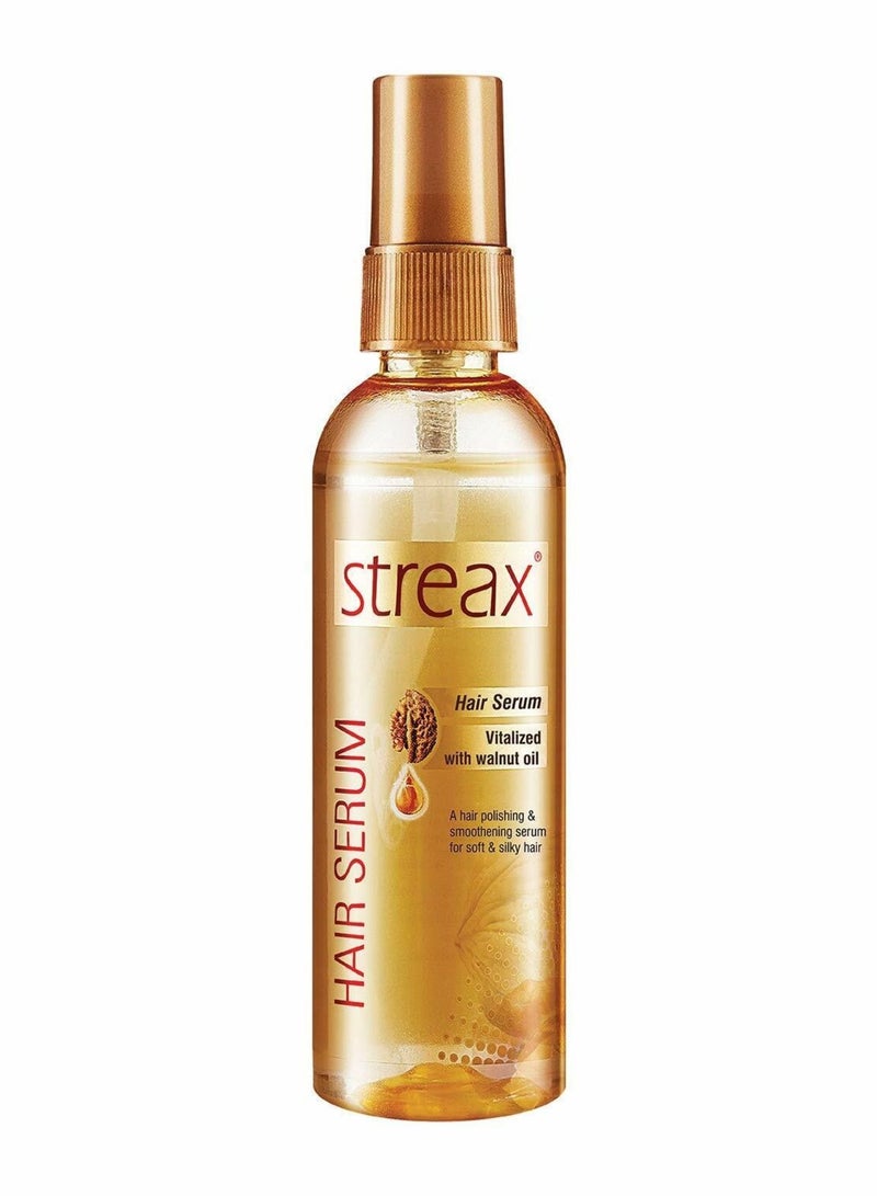 Streax Hair Serum for Women Men  Contains Walnut Oil Instant Shine Smoothness100ml