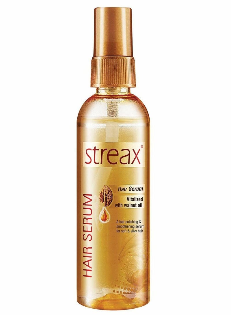 Streax Hair Serum for Women Men  Contains Walnut Oil Instant Shine Smoothness100ml