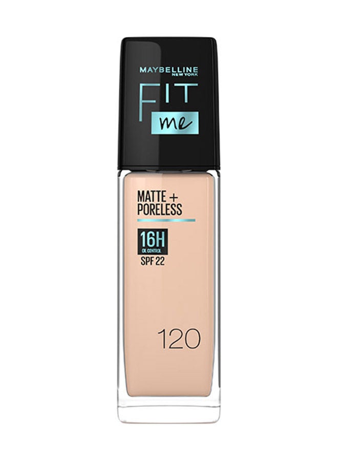 Fit Me Matte & Poreless Foundation 16H Oil Control with SPF 22 - 120