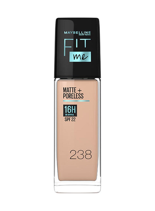 Maybelline New York Fit Me Matte & Poreless Foundation 16H Oil Control with SPF 22 - 238