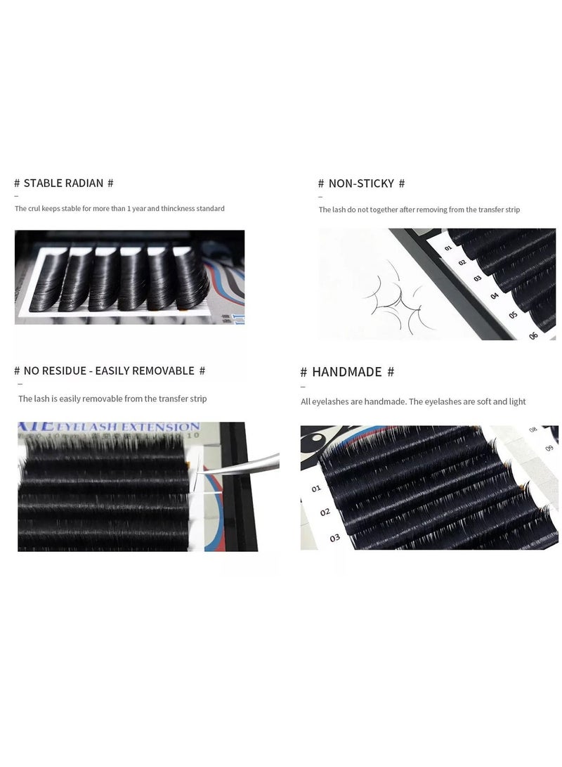 Pixie Eyelash Extensions Easy Fanning Made of Korean Silk