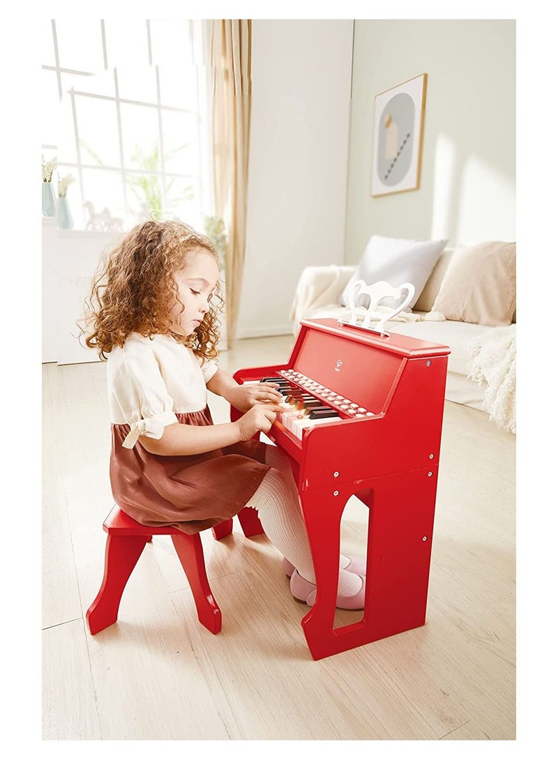 Learn Piano With Lights &  Red Stool