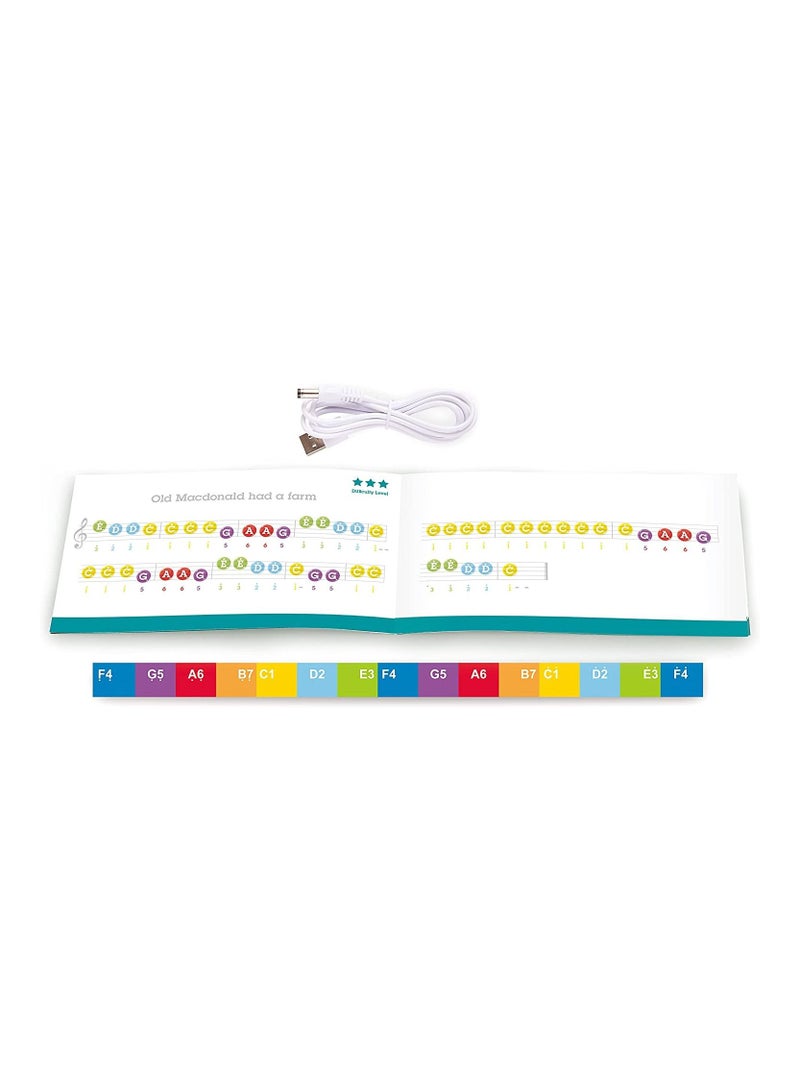 Learn Piano With Lights &  Red Stool