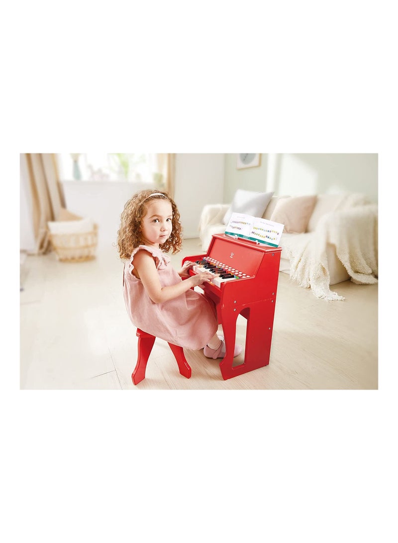 Learn Piano With Lights &  Red Stool