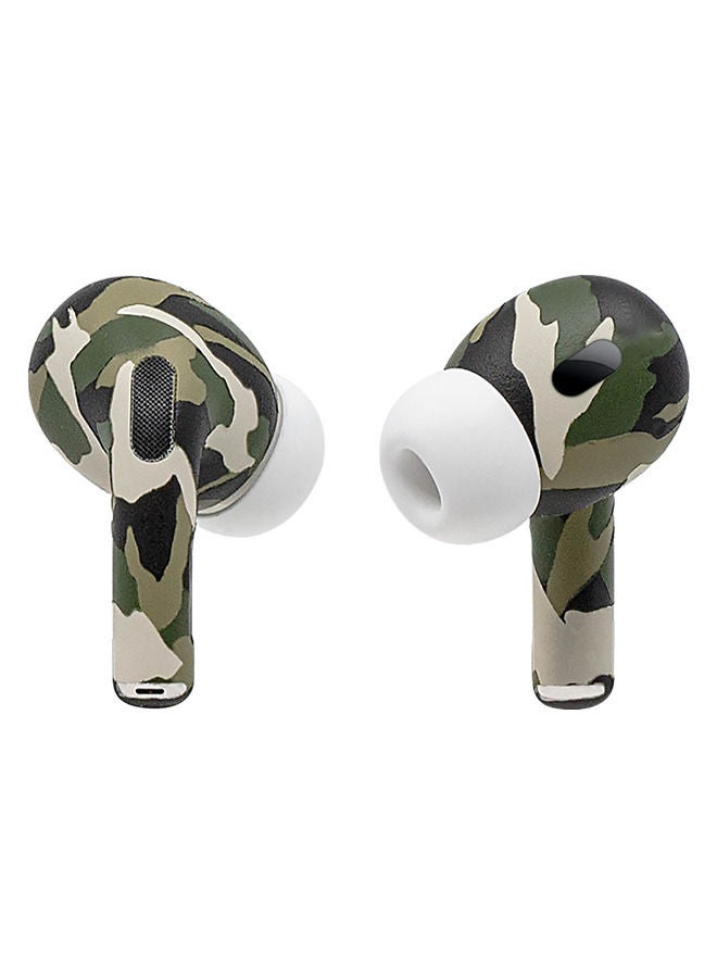 Caviar Customized Apple Airpods Pro (2nd Generation) Glossy Camouflage Green