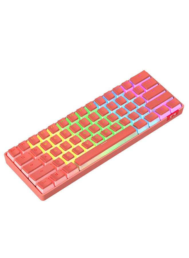 DaiDai STK61 Bluetooth Gaming Pudding Wireless Mechanical Keyboard Blue Switch RGB