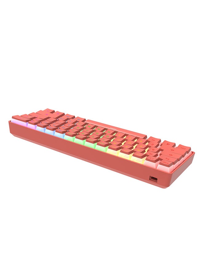 DaiDai STK61 Bluetooth Gaming Pudding Wireless Mechanical Keyboard Blue Switch RGB