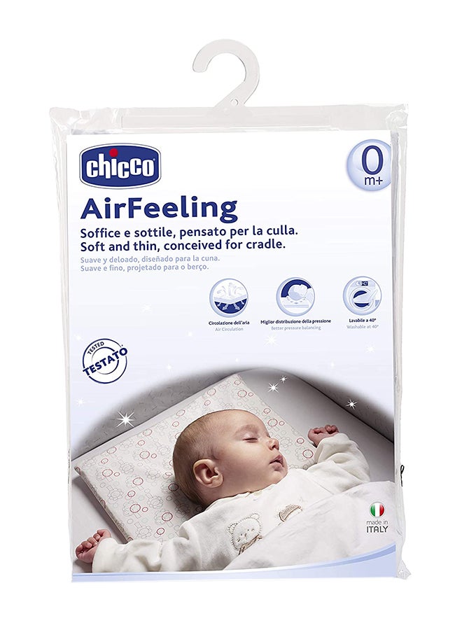 Air Feeling Pillow for Cradle, 0+ Months, White