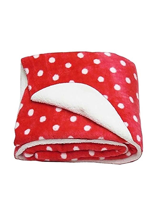 Polka Wrapping Sheet Cum Baby Blanket