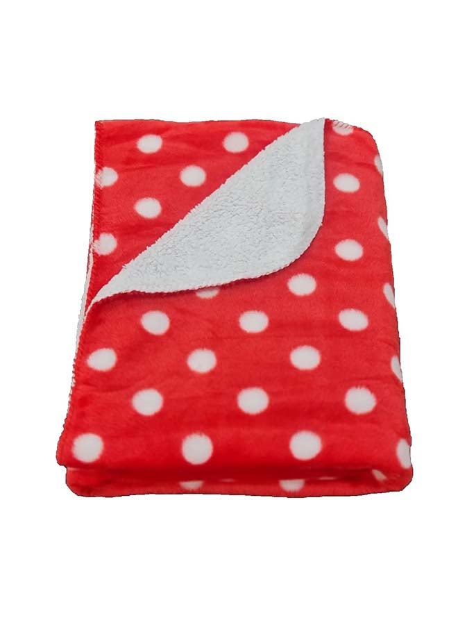 Polka Wrapping Sheet Cum Baby Blanket