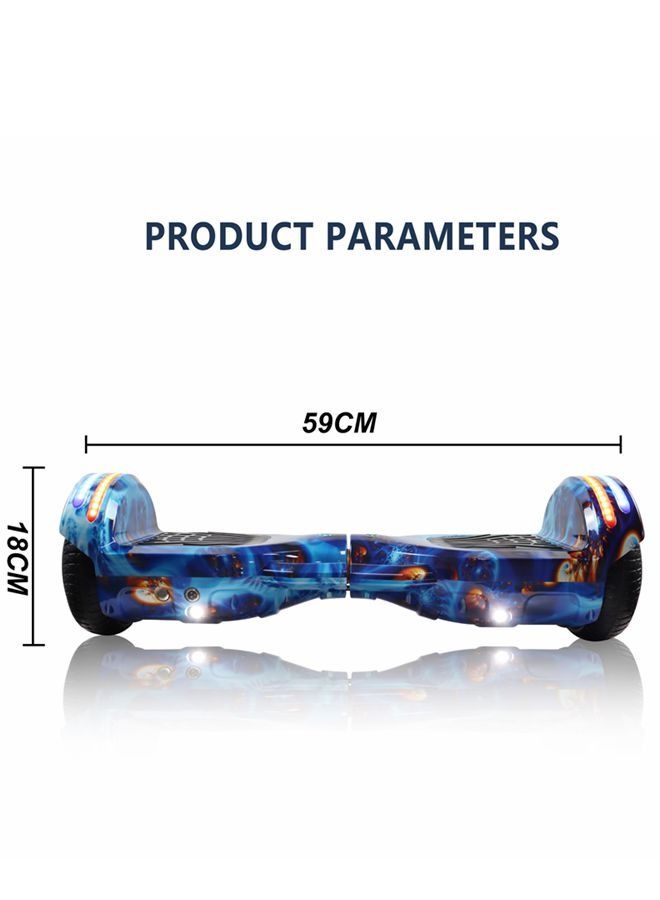 6.5inch Smart Electric Scooter 2 Wheels Self Balancing Scooter Lithium Battery Hoverboard Balance Scooter Bluetooth with Led Lights.