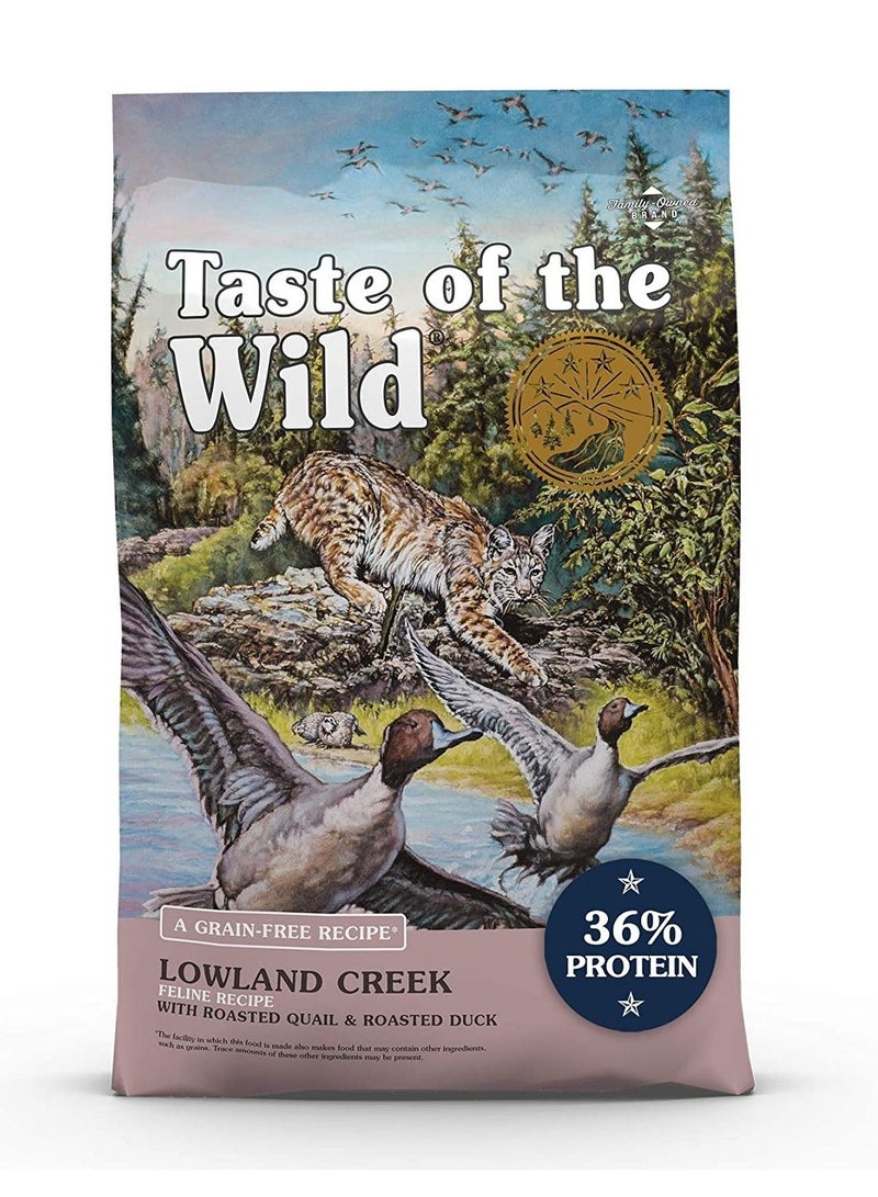 Lowland Creek Feline Recipe Dry Food For Cats 2.27kg
