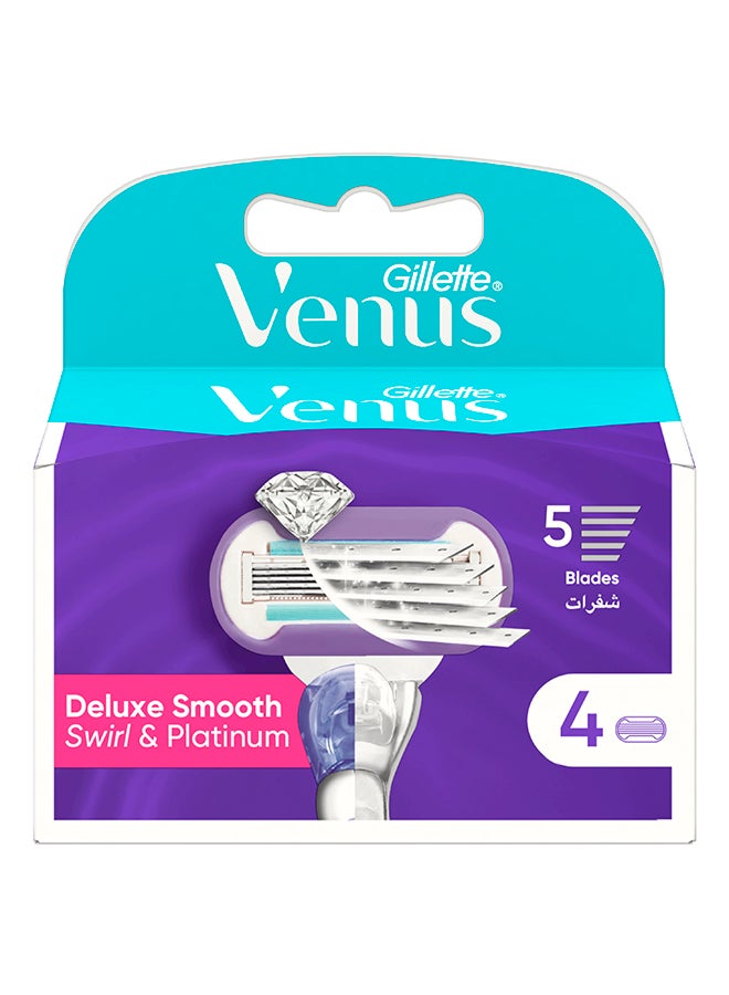 Gillette Venus Deluxe Smooth Swirl Blade - 5 Blades