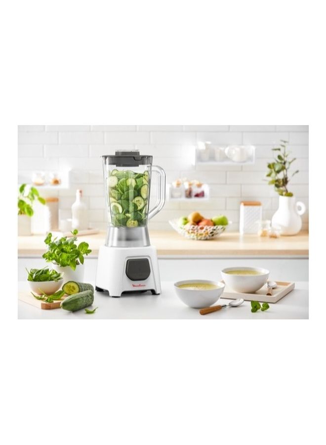 Moulinex Blendeo Blender With Grinder, 1.5 L, 1.5 L 450 W LM2B2127 Gray / White