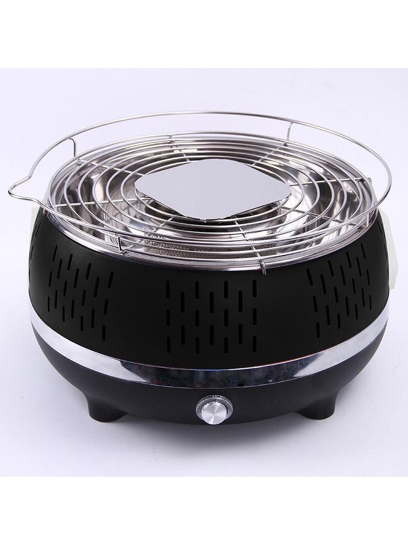 Charcoal Barbecues, Uten Barbecue Grill, BBQ Grill, Portable Folding Charcoal Barbecue Grill Stainless Steel Charcoal Grill for Outdoor Cooking Camping Hiking Picnics