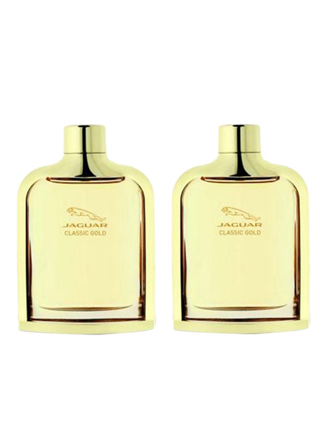 2-Piece Classic Gold EDT Set 2x100ml