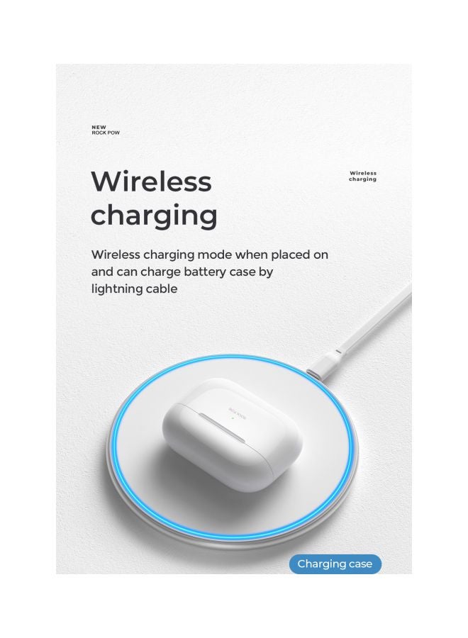 In Ear Wireless Earbuds White