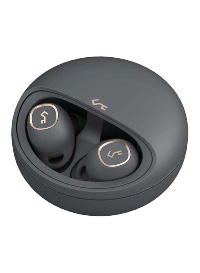 EP-T10 Key Series True Wireless Earbuds, Bluetooth 5.0, Touch Control, Qi Wireless Charging, IPX5 Waterproof, Deep Bass TWS Earphones - Dark Grey