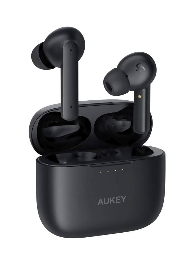 EP-N5 Active Noise Cancelling True Wireless Earbuds, Bluetooth 5.0 TWS Earphones with IPX5 Waterproof, Deep Bass, Touch Control, USB-C Charging Case - Black