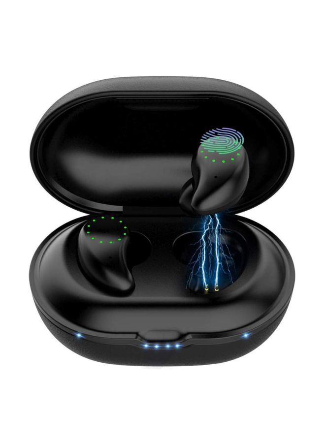 Wireless In-Ear Headphones With Mic Black