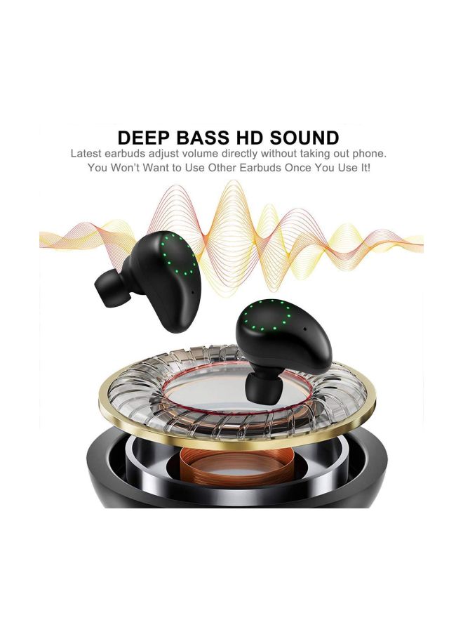 Wireless In-Ear Headphones With Mic Black