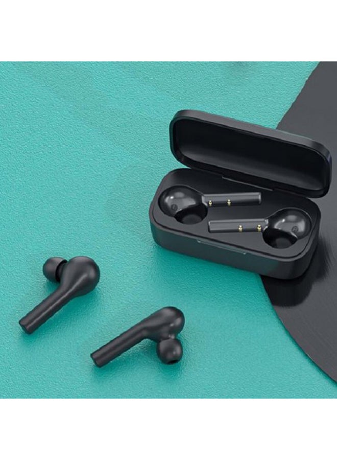 Bluetooth Wireless In-Ear Earbuds With Charging Case Black