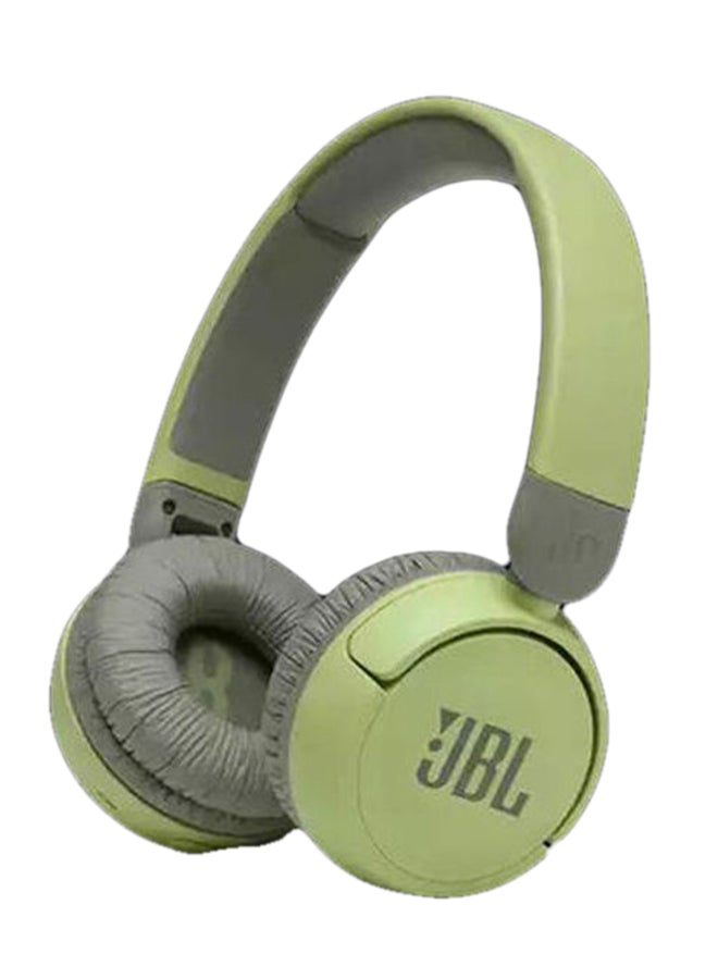 Jr 310Bt Ultra Portable Kids Wireless On-Ear Headphones With Safe Sound - Built In Mic - 30H Battery Green