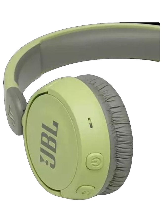 Jr 310Bt Ultra Portable Kids Wireless On-Ear Headphones With Safe Sound - Built In Mic - 30H Battery Green
