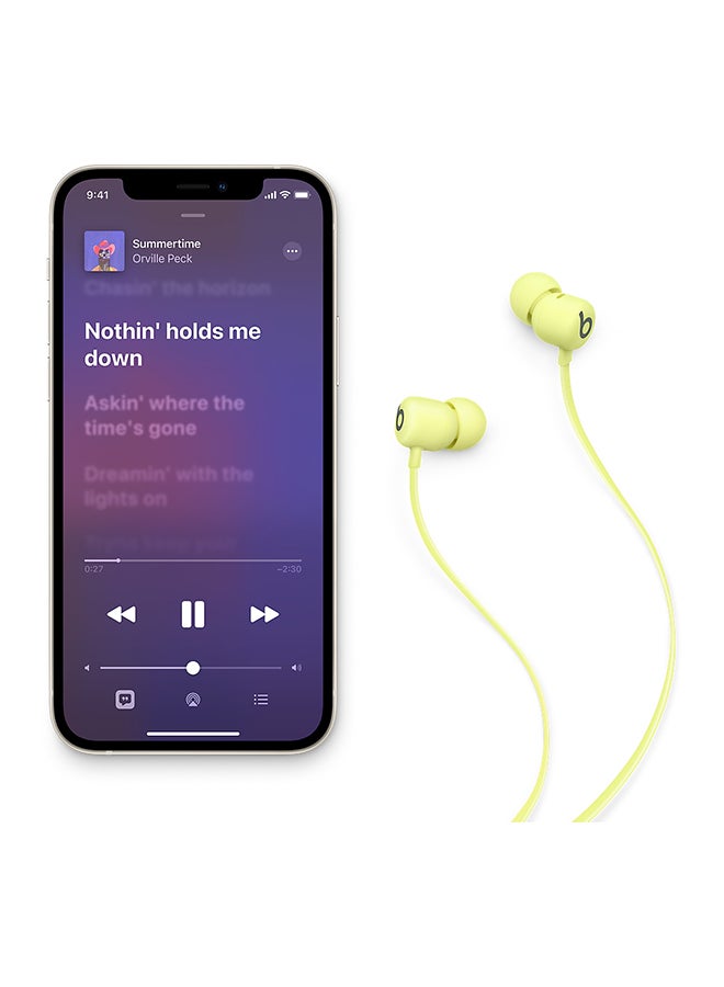 Flex – All-day Wireless Earphones – Yuzu Yellow