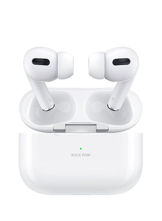 TWS Earbuds With Wireless Charging Case White