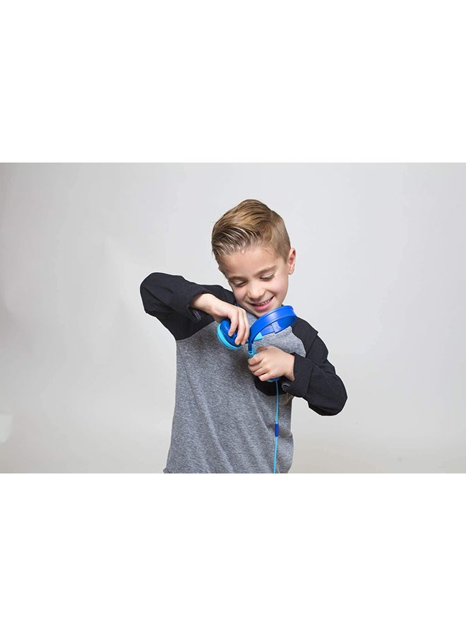 Over-Ear Wired Kids Headphones Blue