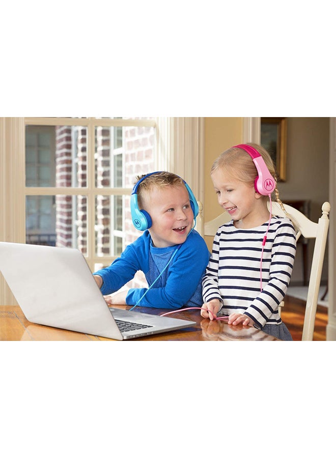 Over-Ear Wired Kids Headphones Blue