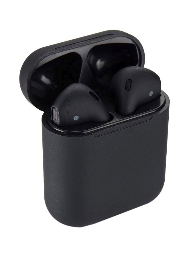 Bluetooth In-Ear Earphones With Mic And Charging Case Black