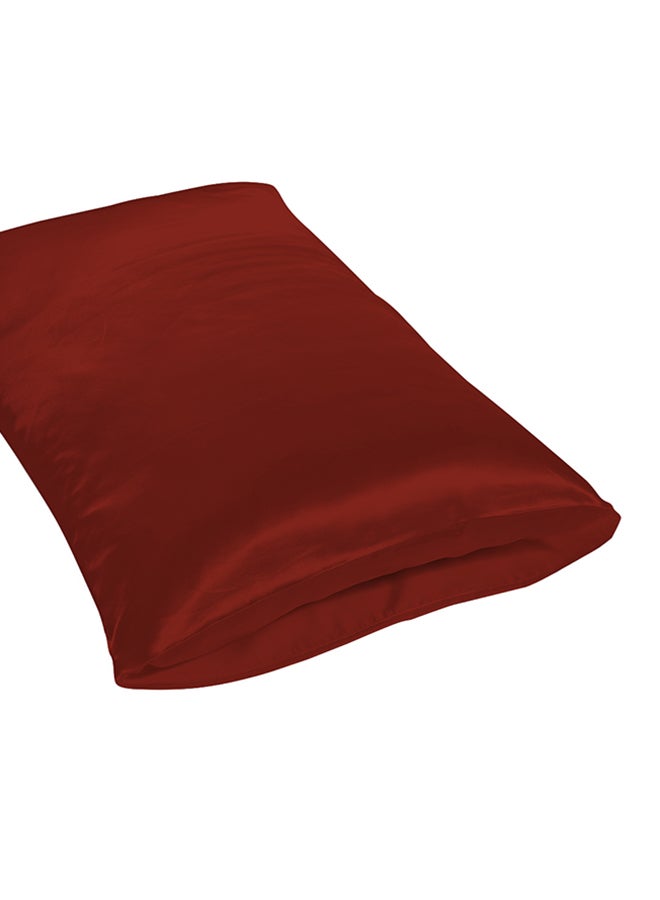 3-Piece Duvet Set Burgundy