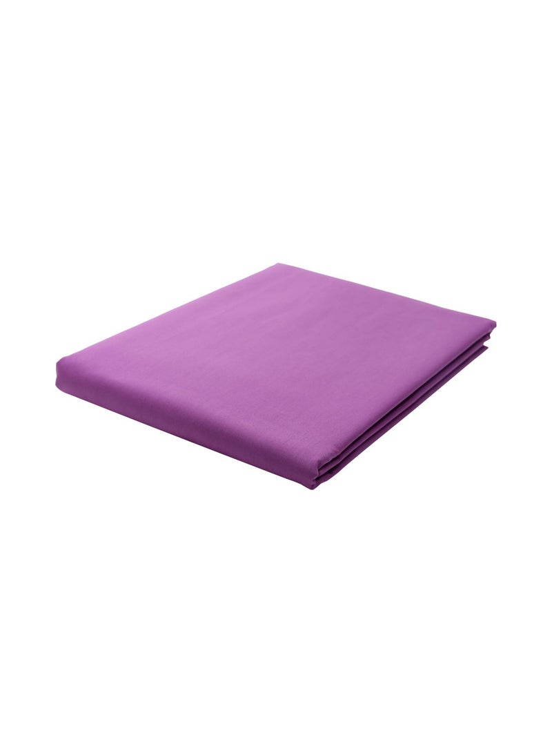 3-Piece Bold Bedding Set 200 Thread Count Cotton Purple King