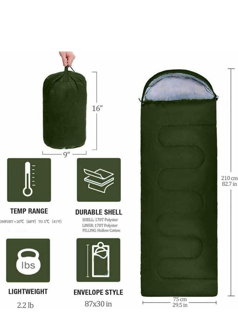 Sleeping Bag, Lightweight Sleeping Bags for Kids Adults Girls Women