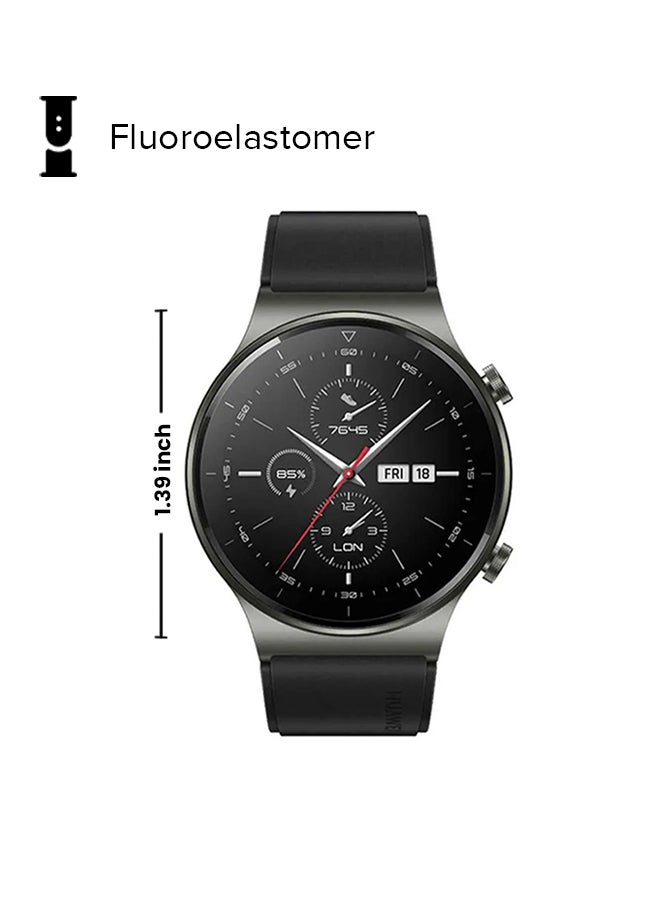 GT2 Pro Fluoroelastomer Smartwatch Night Black