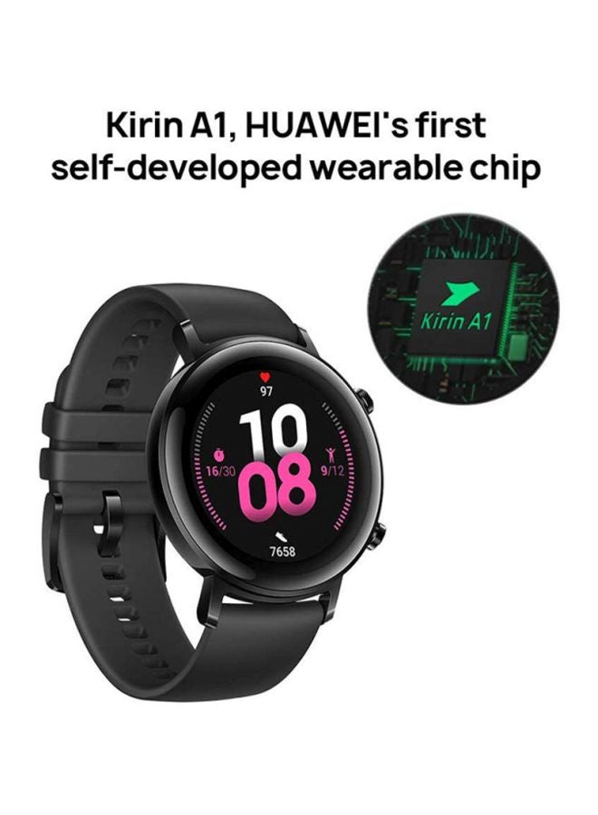 GT2 Smartwatch With 15 Sports Modes Night Black