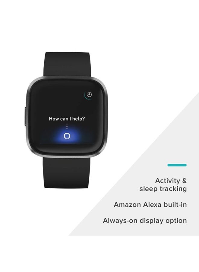 Versa 2 (NFC) Smartwatch Black/Carbon Aluminum