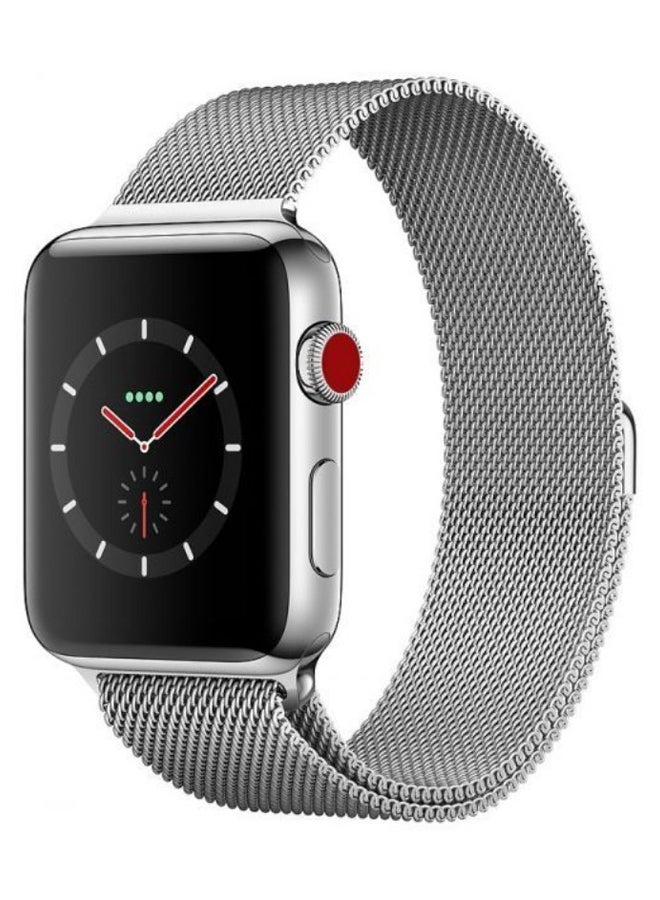 Smartwatch Band For Apple Watch Series 3 Silver